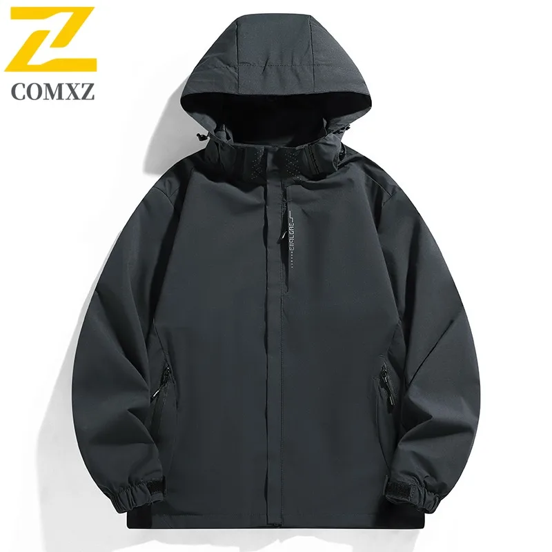 Men's Outdoor Tactical Jacket Windproof Waterproof Hiking Mountaineering Parka Breathable American Style Workwear Sport Coat