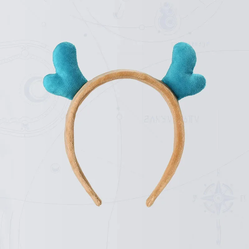2025 aaa Game Honkai Star Rail Dan Heng Nicholas Leung Holiday Little Green Dragon Hair Hoop Headband Headwear Costume Accessori view 3