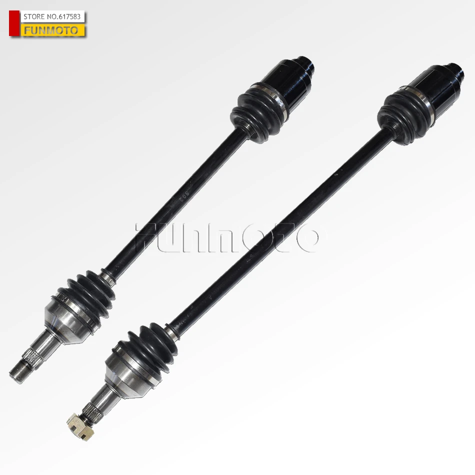 1pcs clutch cable and 1pcs Rear Left and 1pcs Rear Right Drive Shaft Suit For KINROAD 650CC GOKART 66.5cm/80.5cm