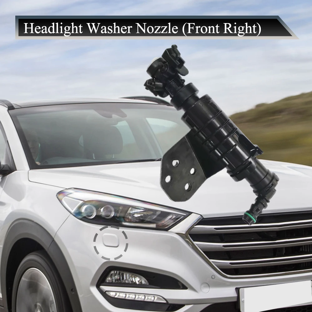 

Front Headlight Washer Nozzle For Hyundai Tucson 2015 2016 2017 2018 2019 2020 98671-D7000 98671D7000 98672-D7000