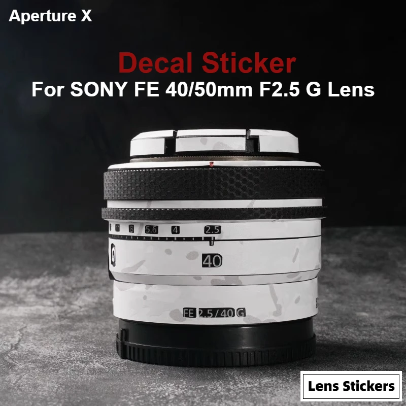 

Для SONY FE 40/50 мм F2.5 G наклейка против царапин для камеры защитная пленка для тела SEL40F25G SEL50F25G 40 50 F2.5 2.5/40