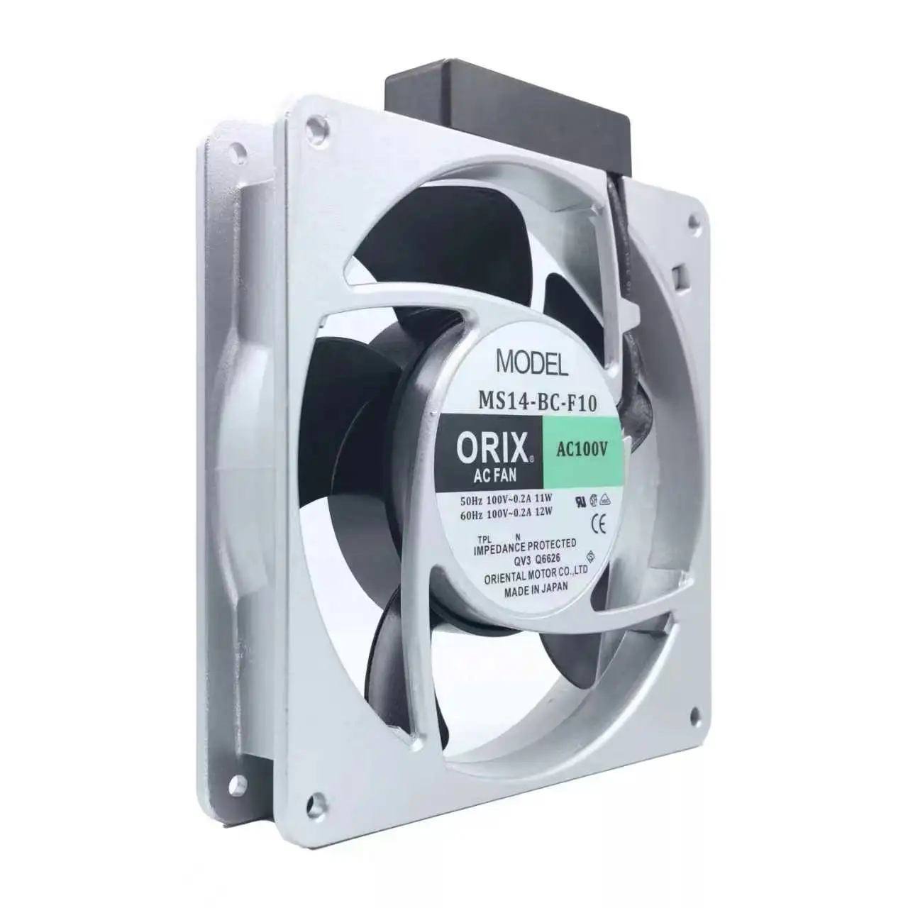 For ORIX MS14-BC-F10 AC 100V 11/12W 0.2A Oriental Motor Cabinet Ventilation Metal Industrial Axial Cooling Fan Made in Japan CE