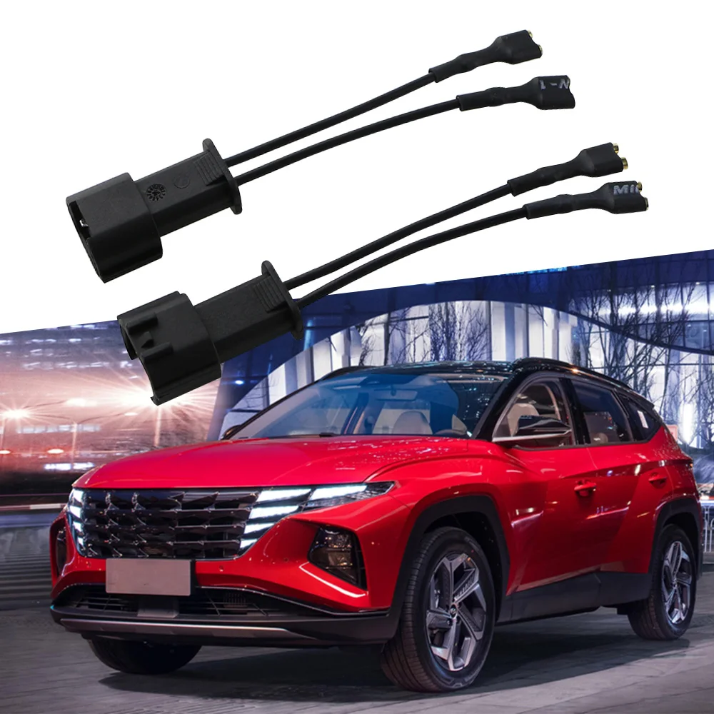 For Hyundai Verna Sonata Elantra Tucson I30 Ix35 Optima Cerato SantaFe Speaker Wire Harness Adaptor Replace Connect Plug Cable