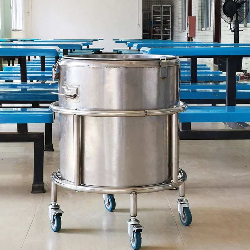 

HYS bucket holder with wheel stainless steel bucket base universal wheel holder commercial mobile