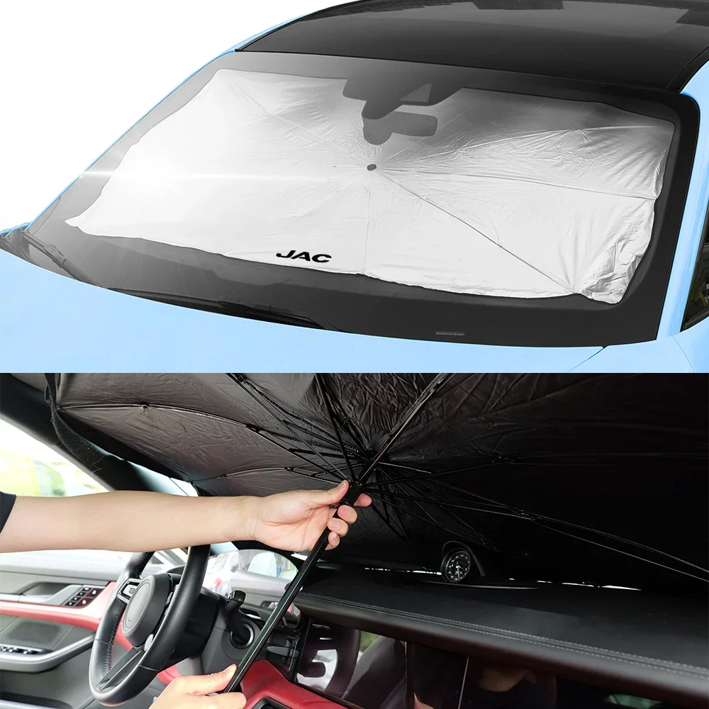 

Car Sunshade Umbrella Window Parasol Auto Windshield Cover For JAC J7 S3 JS4 S7 S2 J3 J4 JS2 S4 JS3 J2 S5 T8 Board Refine J5 J6