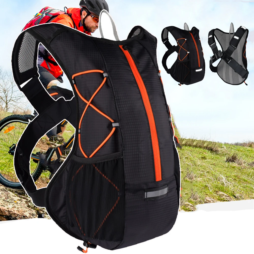 

Tactical Water Bag Backpack Lightweight Waterproof Large Capacity Water Pouch Packet for Outdoor Cycling Off-Road Mountaineering