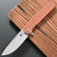 FF1 Tactical Folding Knife K110 Steel Micarta Handle Portable EDC Tool for Outdoor Fishing Hunting Camping Hiking Survival Knife