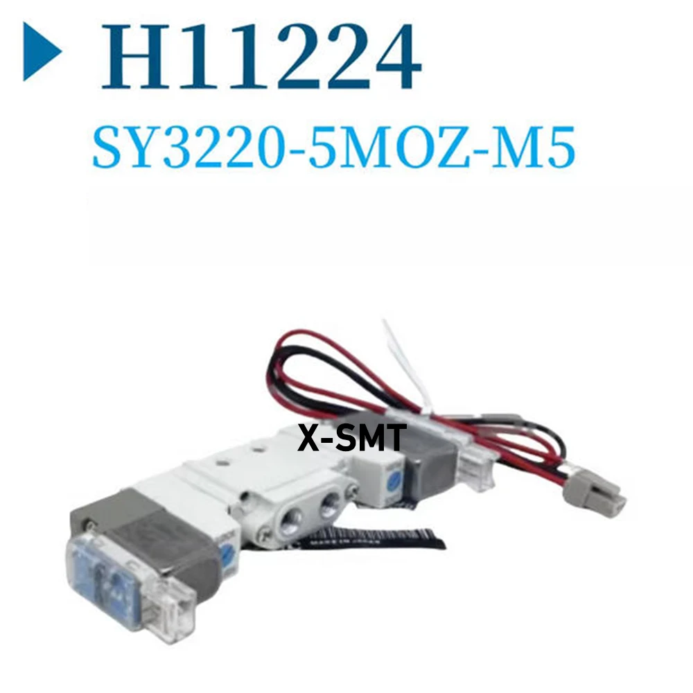 Solenoid Valve For Fuji Pick And Place Machine NXT Suction Nozzle Holder Valve Solenoid SY3220-5MOZ-M5 H1121W H11224 Spare Parts