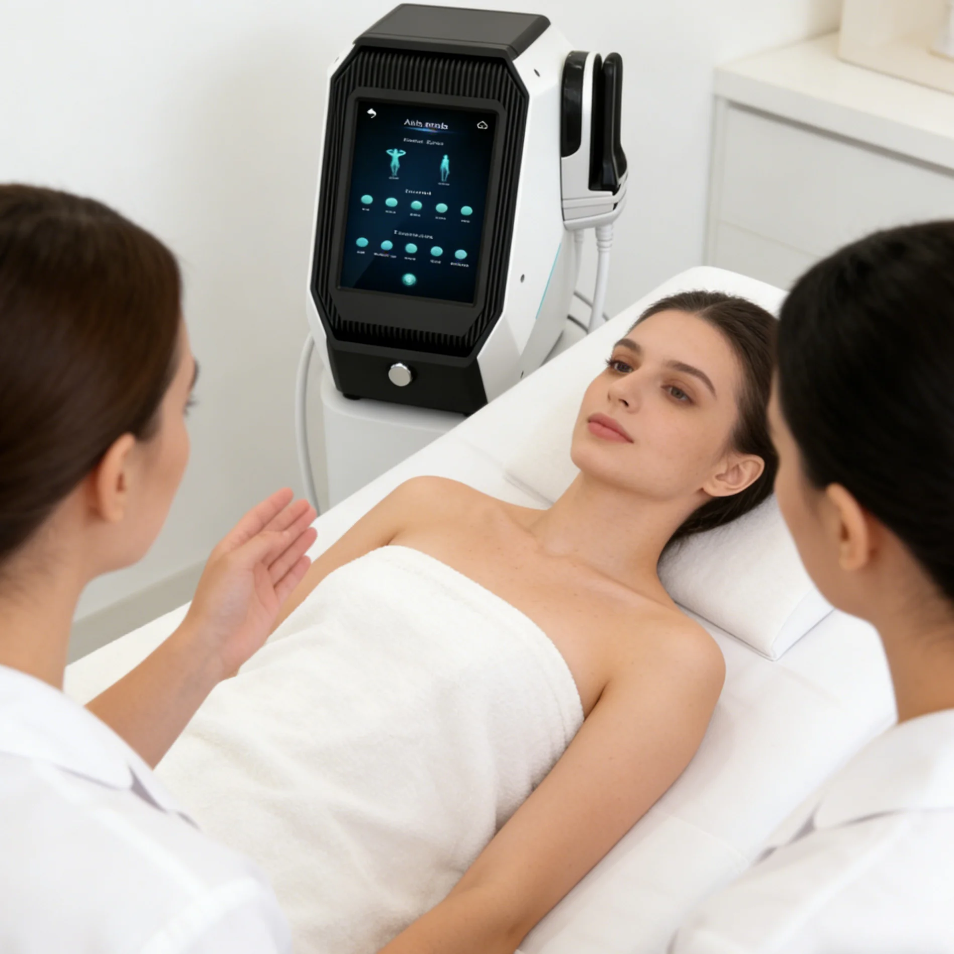 

EMS Weight lose Portable Electromagnetic Body Slimming Muscle Stimulate Fat Removal Body Slimming build muscle Machine SLyric