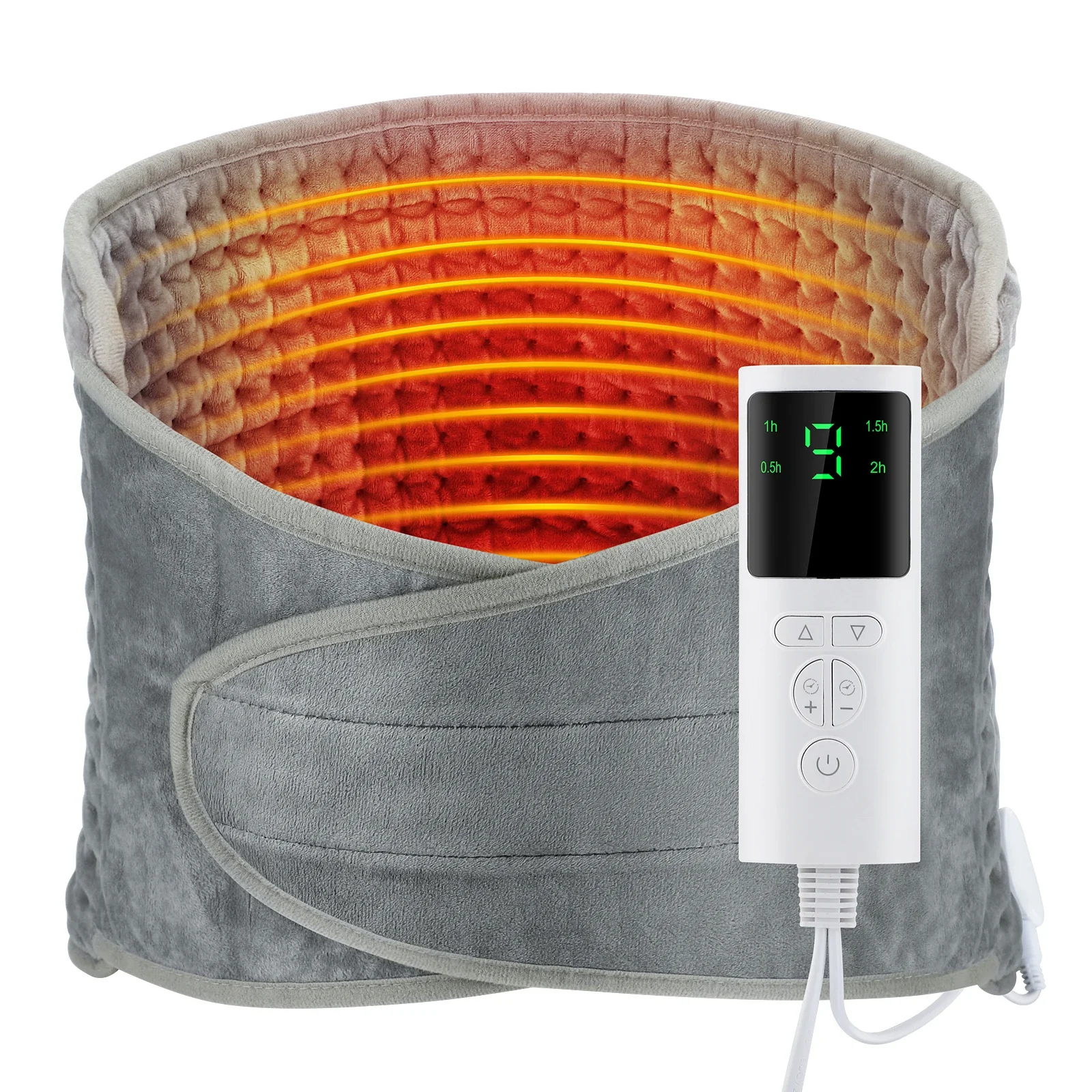 Electric Heating Waist Belt Hot Compress Thermal Blanket For Leg Back Abdomen Uterus Heating Pad Warm Mat Man&Lady Winter Gift