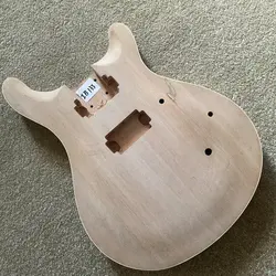 IB133 Bolt on Connection Custom Order Electric Guitar Body in Natural Color Solid Mahogany 2 Humbucker Pickups DIY Replace