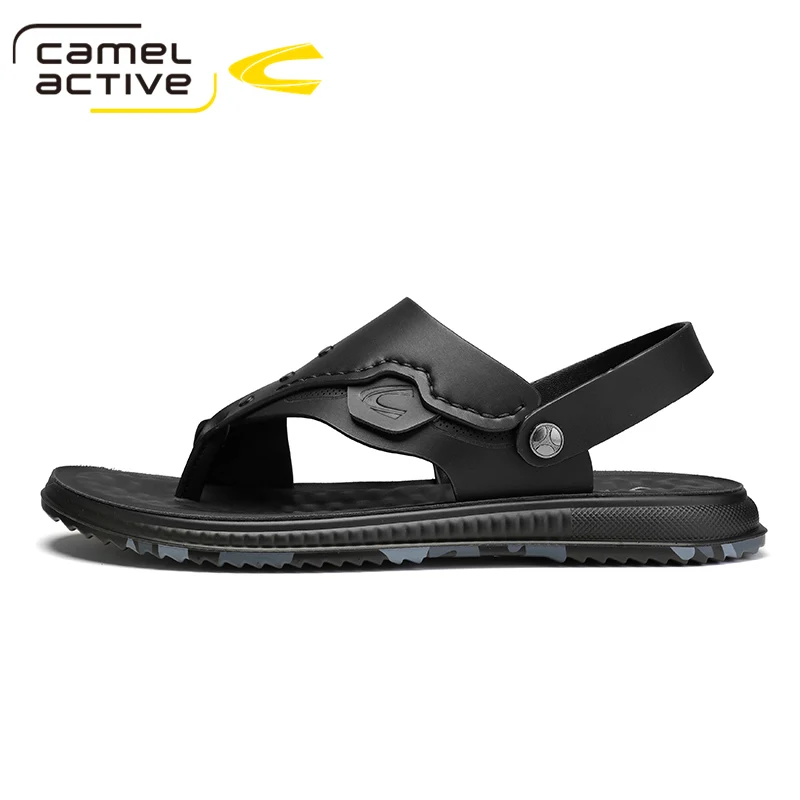 Camel Active New PU Leather Fashion Comfortable Leisure Buckle Strap Brand Men Shoes Beach Sandals image 3