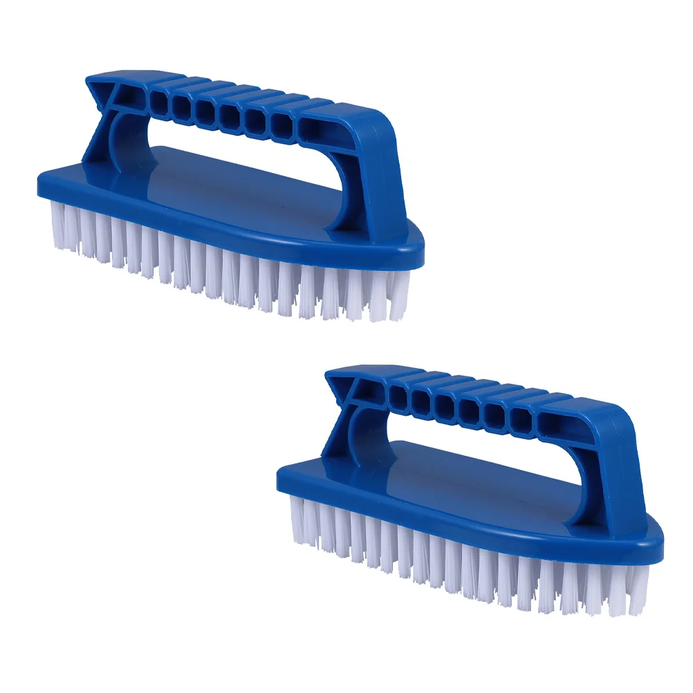 2 Pcs Pool Cleaning Brush for Kitchen Scrub Tool Above Ground Swimming Pools Floor Grout Multipurpose Utility