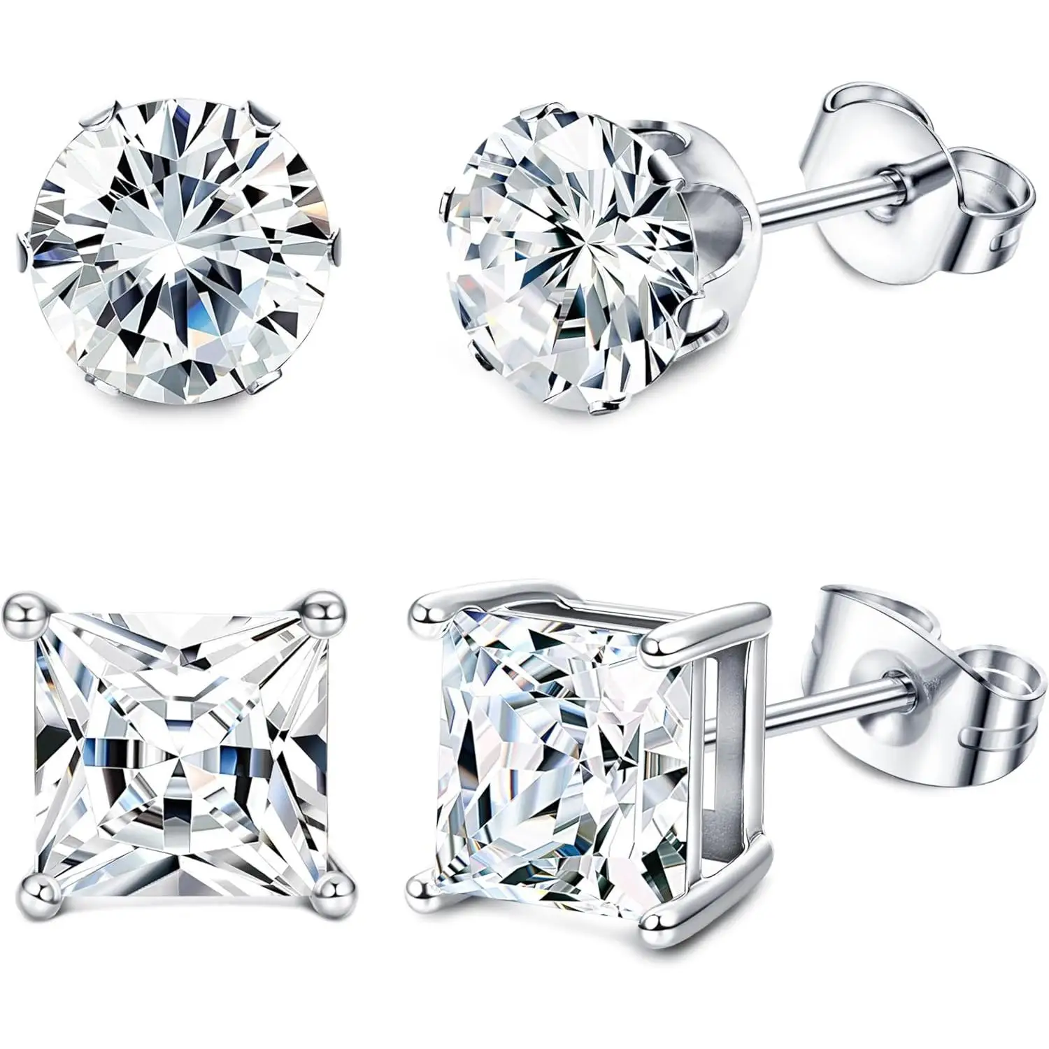 2 Pairs Hypoallerge…