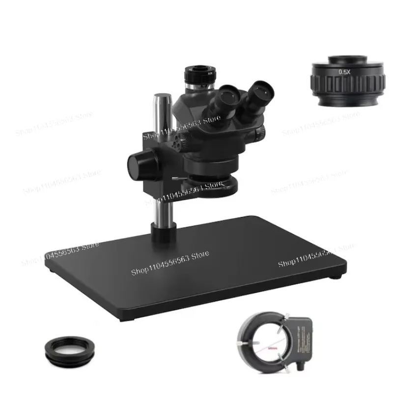 

RF 7050TVP large base 7-50X synchronous zoom microscope mobile phone maintenance trinocular stereo, maintenance tool