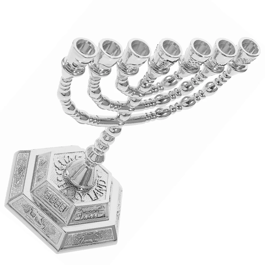 

7 Branch Taper Candlestick Holder Metal Zinc Alloy for Home Decor Table Centerpiece Desktop Decoration Office Bedroom