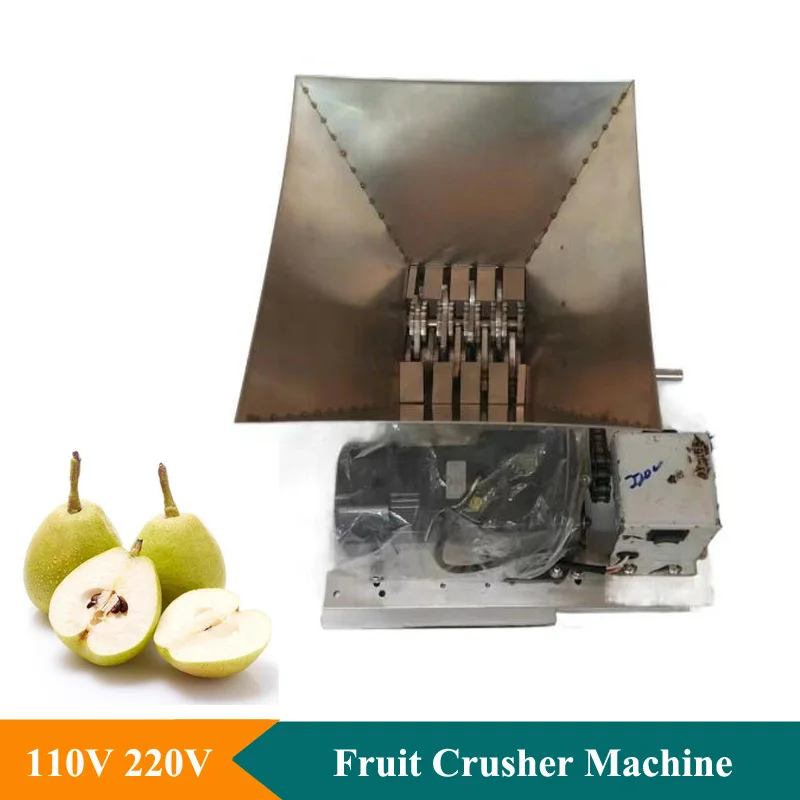 20Kg/h High Efficiency Orange Apple Crusher Machine Food Processor Bread Toast Crushing Machine Electric Food Crusher Machine