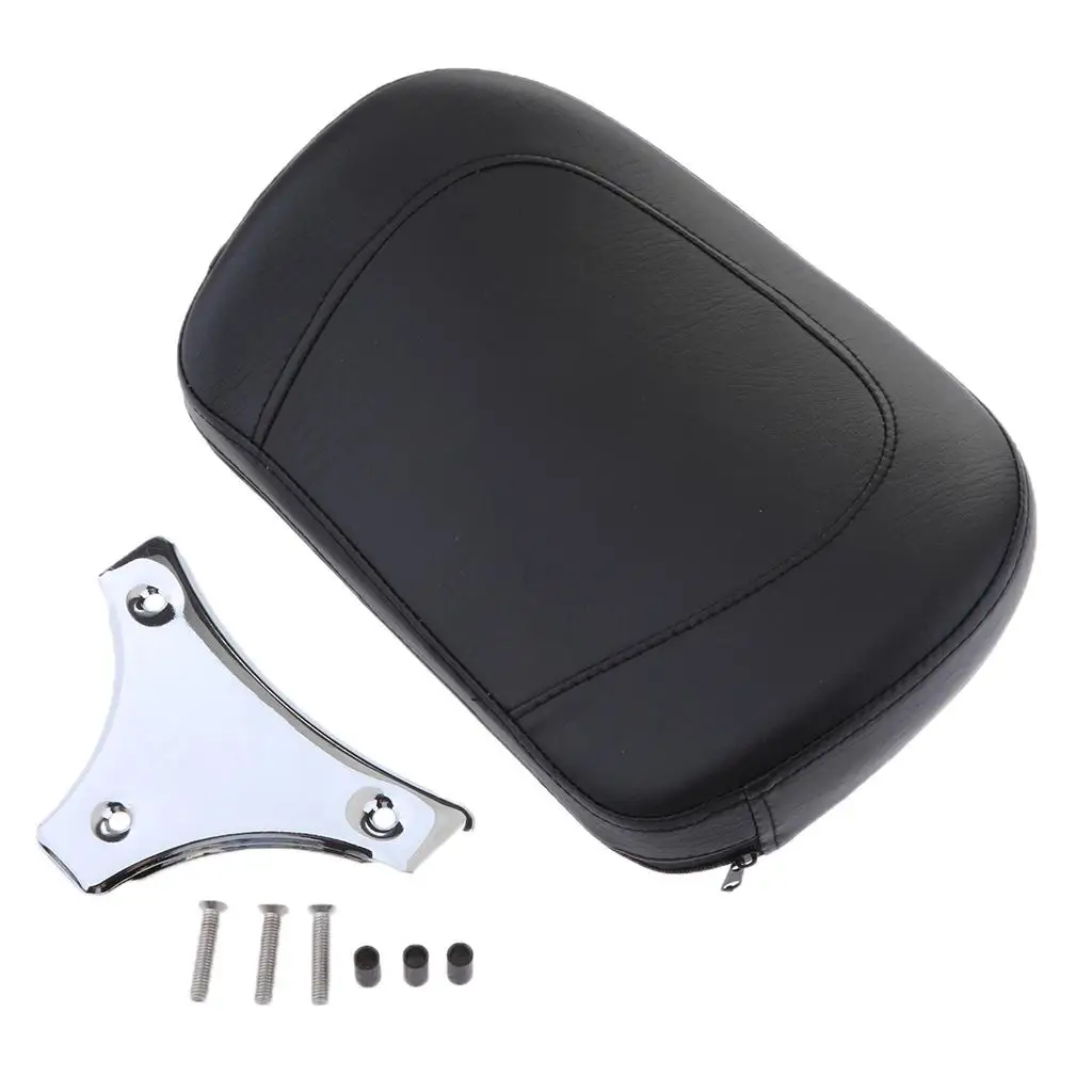 

Motorcycle Backrest Pad Flat Sissy Bar Comfortable PU Plastic Foam for Touring Model 1997-2018 Rider Support
