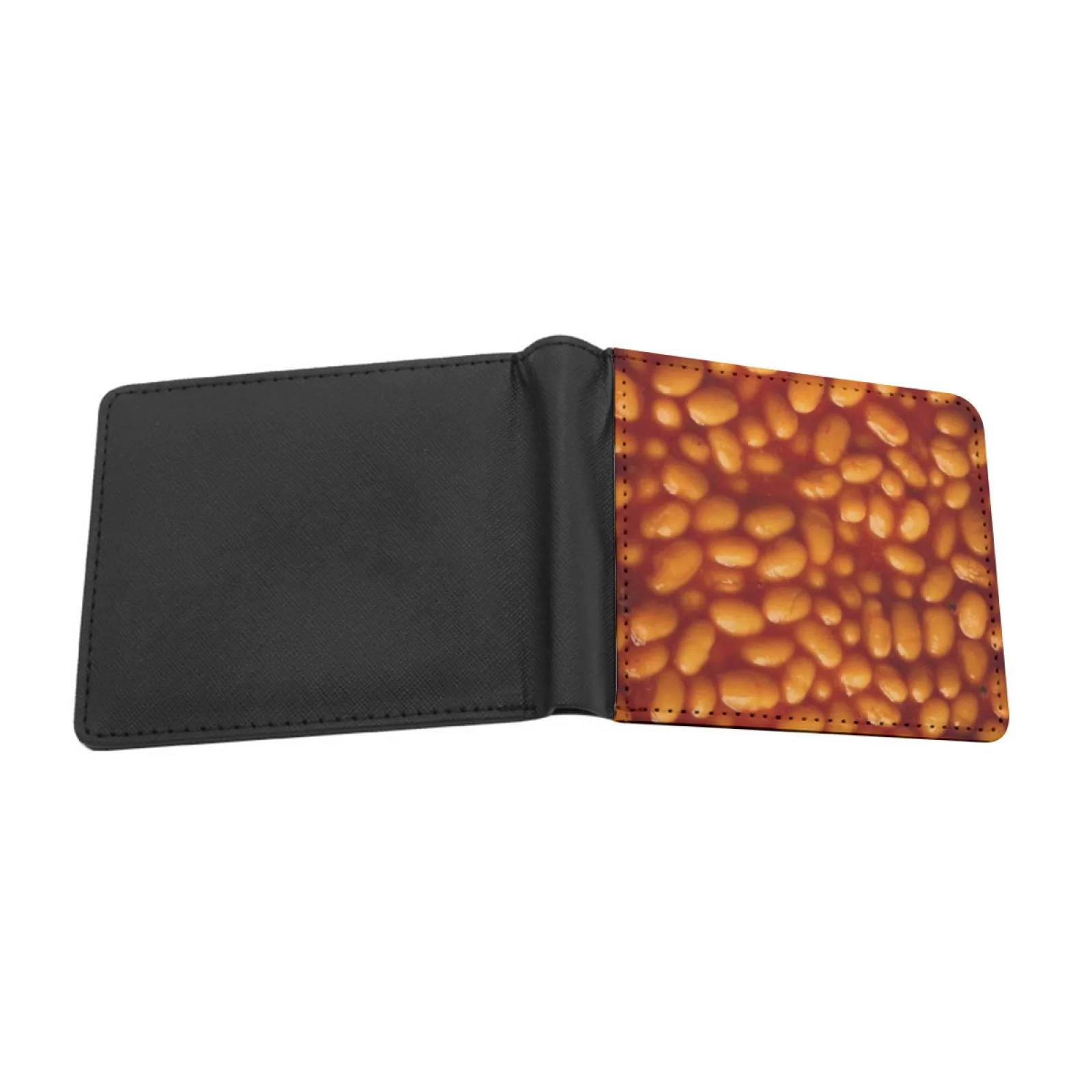 Baked Beans New Print Wallet Short Men Wallets Credit Card Holder Purses Baked Beans Beans Heinz Food Yummy Personalized Print