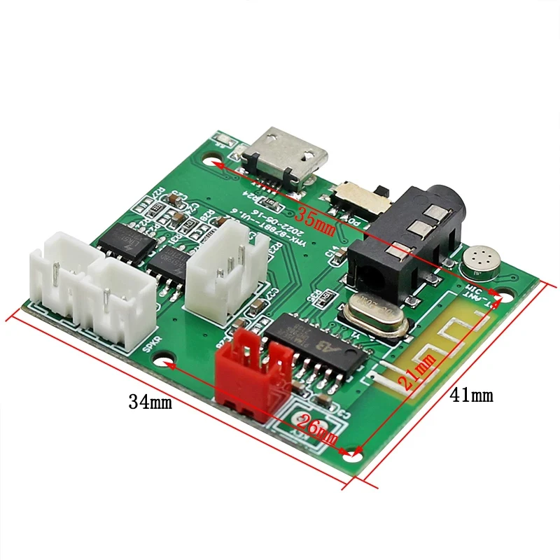 Multifunction Speaker DIY 5.3 BT Module 5V 5w+5w TWS Power Amplifier Board 3.5aux Wireless PCBA Board