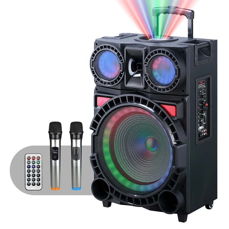 

Bluetooth Karaoke Machine, Portable Singing Device, Speaker System, Support USB SD Card, AUX MP3 FM