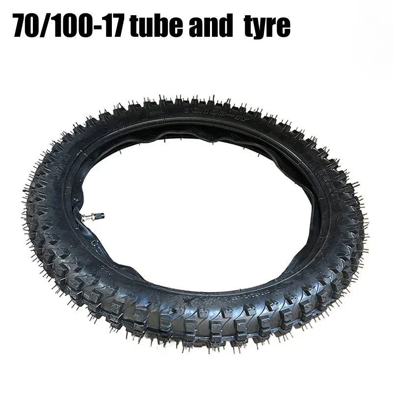 Motorcycle Accessories 70/100-17 front tire (inner tube 2.75-17)  for off-road motorcycle replace part