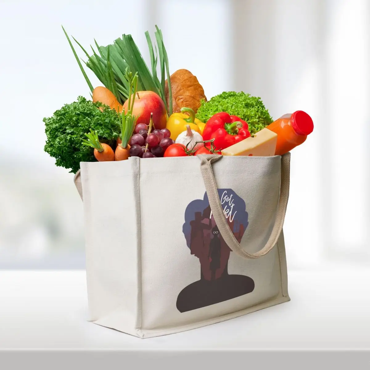 Get Rekt Tote Bag Tragetasche Anpassbare Tragetasche Stofftaschen Hand