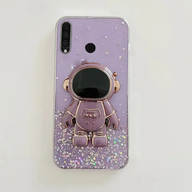 ستار بريق رائد الفضاء حالة لهواوي P20 P30 P40 P50 برو لايت Mate10 20 20X Y7 Y9 Y6P Y7P Y7A Y9A Y9S لينة الكريستال بلينغ غطاء