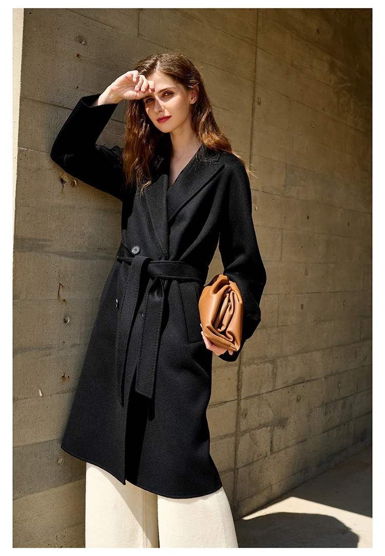 Cashmere Coat Women 100%  High quality  Pure Cashmere Coat Women Women's coat Outerwears