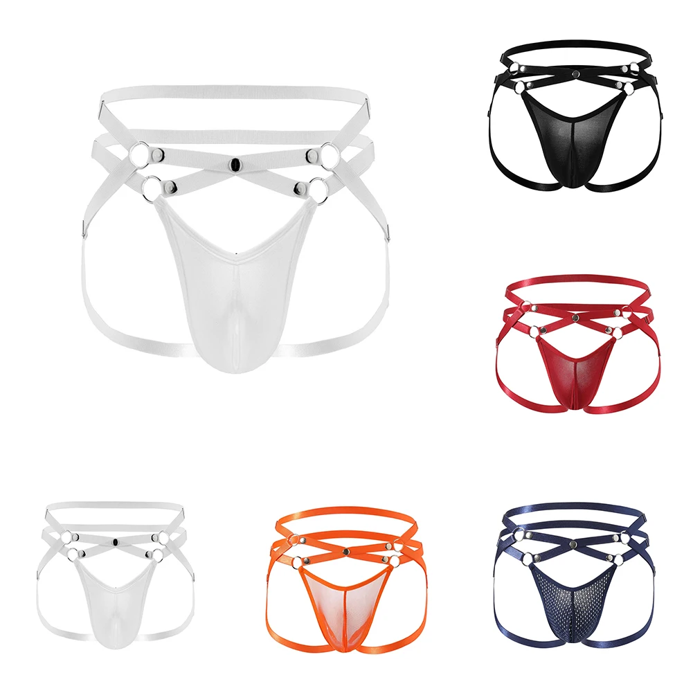 للارتداء اليومي للمناسبات غير الرسمية سراويل داخلية قصيرة للرجال باللون الأزرق على شكل حرف G لون سادة متوسطة الحجم جديدة تمامًا