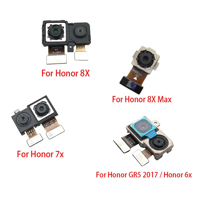 Rear Camera For Huawei Honor 8 9 10 20 Lite 7X 8X Max / Honor 6X GR5 2017 Back Module Main Big Flex Cable