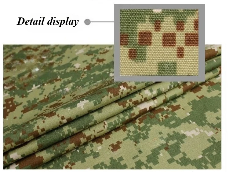 Kuwait JW Team Camouflage Nylon Cotton Checkered Cloth NYCO5050 Hat Tactical Clothing DIY Fabric IRR