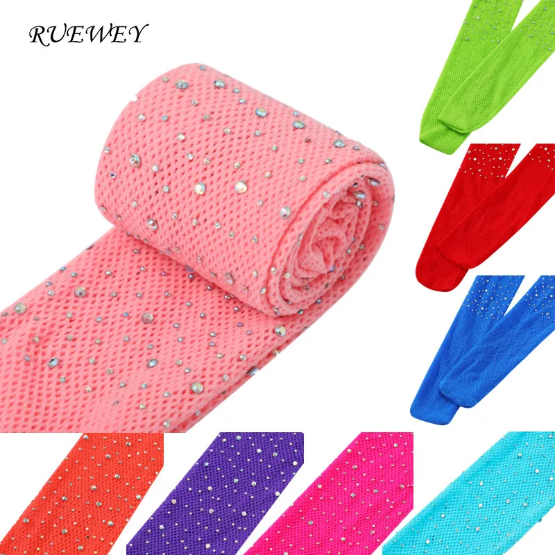 

RUEWEY Children's Girl Sequined Fishnet Socks with Rhinestone Fashion Mesh Hollow Pantyhose Tights Clothing for Girls Outdoor