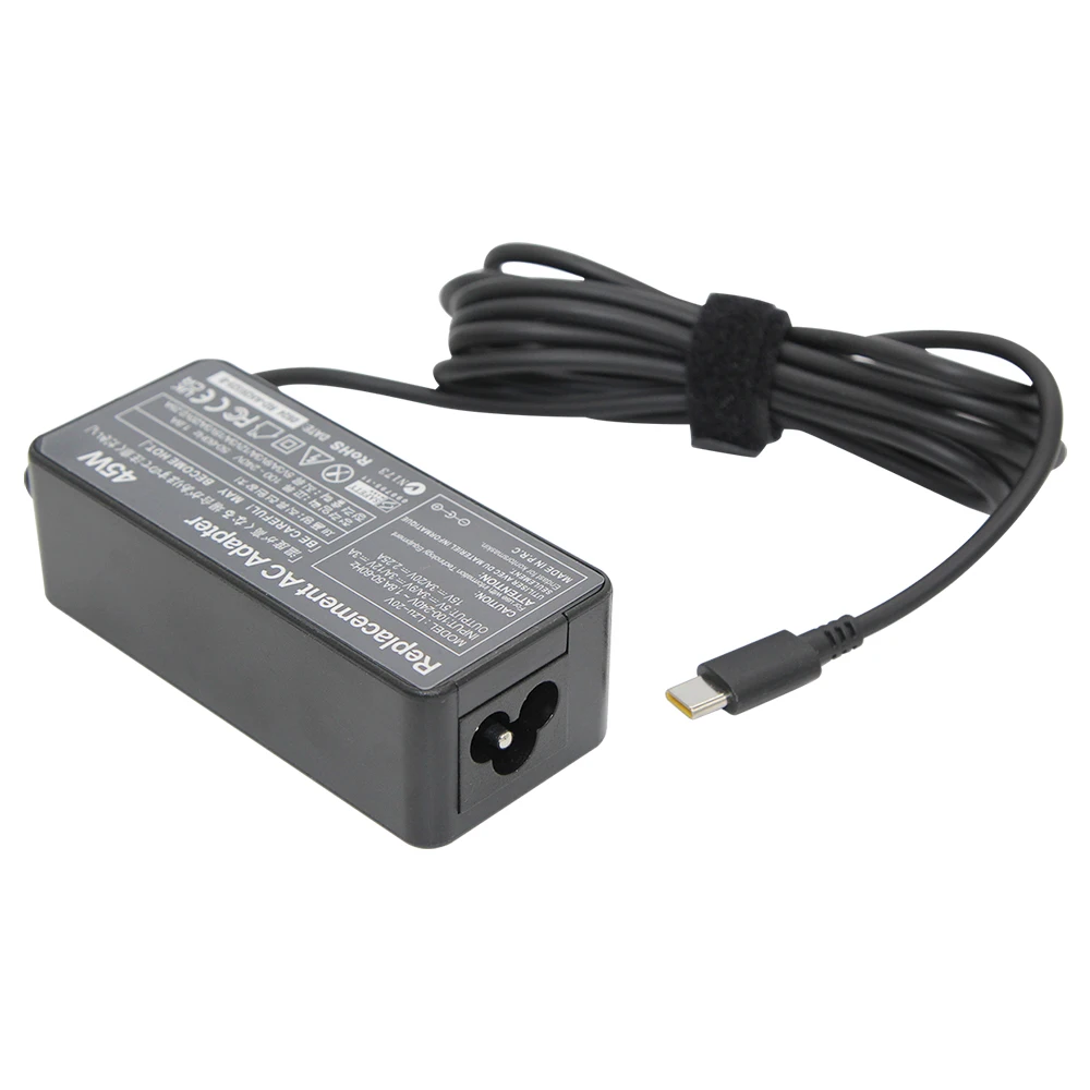 20V 2.25A 45W ประเภท USB C สําหรับ Lenovo AC แล็ปท็อปชาร์จ Chromebook c330 00HM666 Series ThinkPad T480 โยคะ 720S-13IKB 720S-13ARR