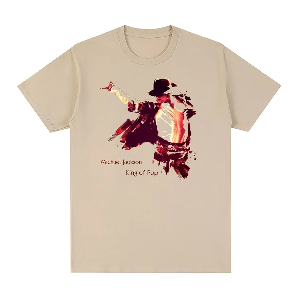 

Michael Jackson Vintage T-shirt Street Dance Popular Singer Cotton Men T shirt New Tee Tshirt Womens Tops