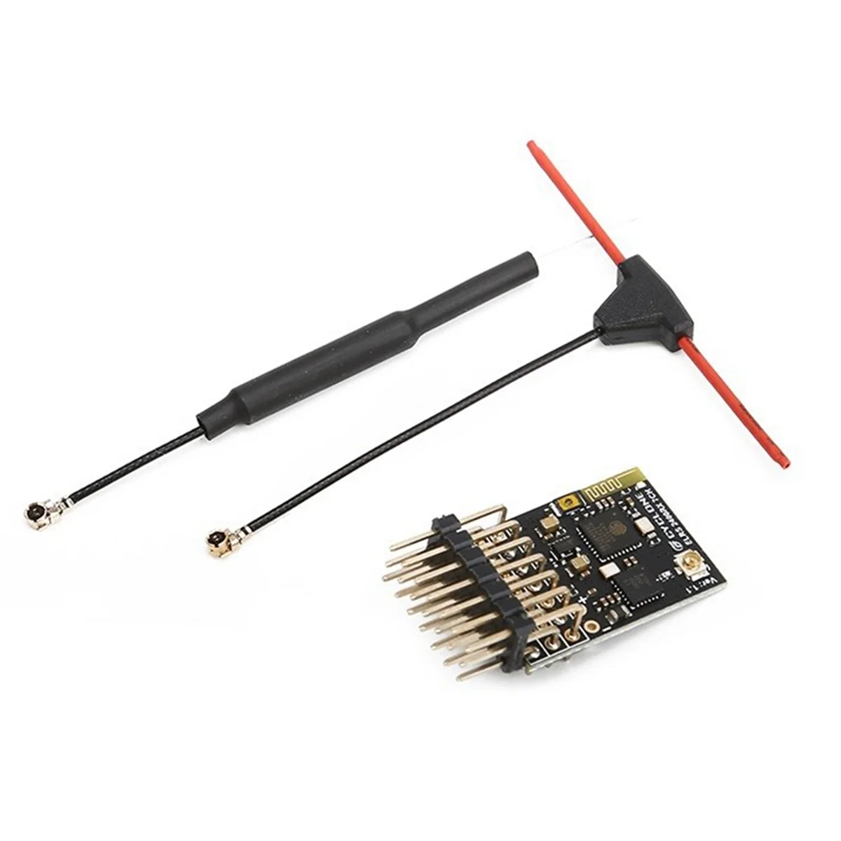 ELRS 2.4G 7CH PWM Receiver ExpressLRS RX 2400RX PWM/CRSF Protocol for RC FPV Drone Fixed Wing Quadcopter, Curved