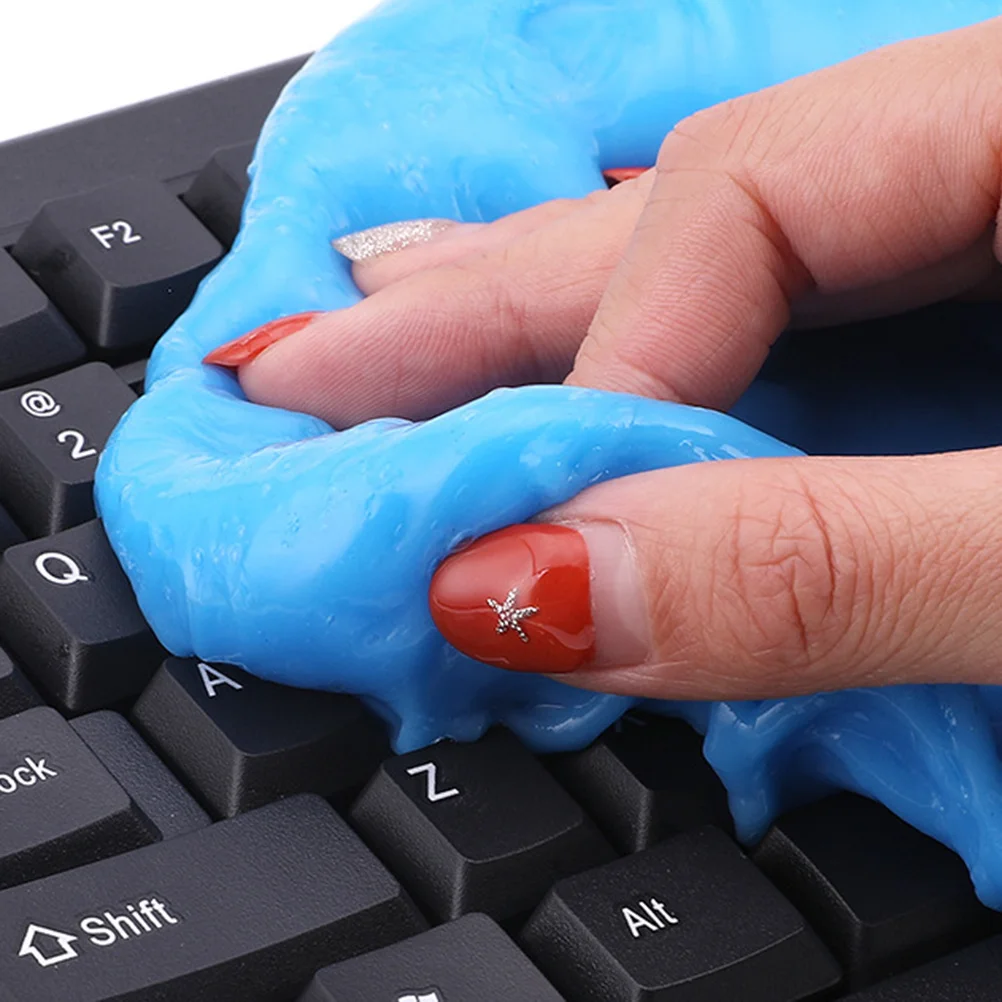 

Universal Dust Cleaner Gel Multi-Function Practical Safe Non-Sticky for Computer Laptop Keyboard Car Interior Random Color