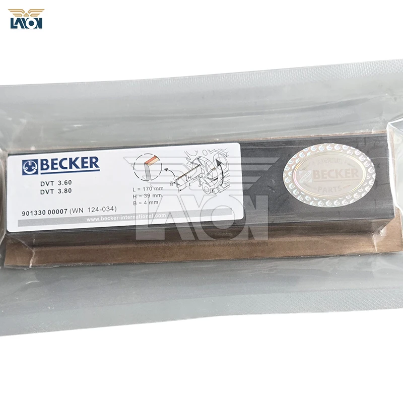 Imported EK60 Carbon Sheet 170x39mm for Vacuum Pump ZYBW60E80E KVT3.80, Replacement WN124/034 for Heidelberg Printing Machine