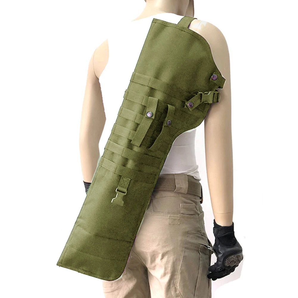 Tactical Pack Outdoor Hunting Holster M4 AK Shell Molle Nylon Hunting Air Gun Holder Color Bullet Gun Bag