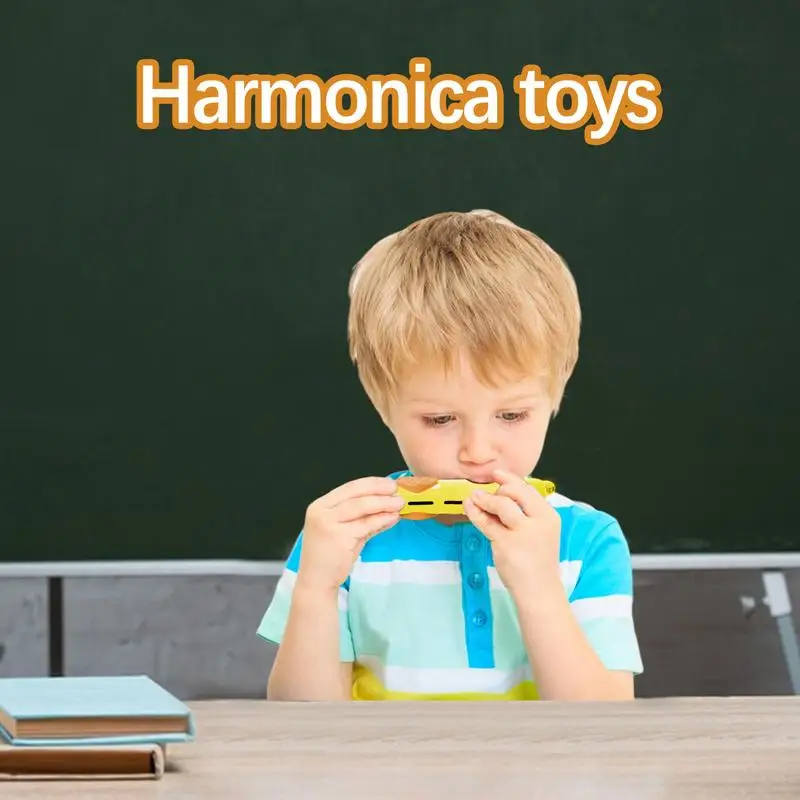 16 Holes Harmonica Cartoon Educational Music Toy For Kids Portable Music Instrument Educational Musical Toy For Children Girls