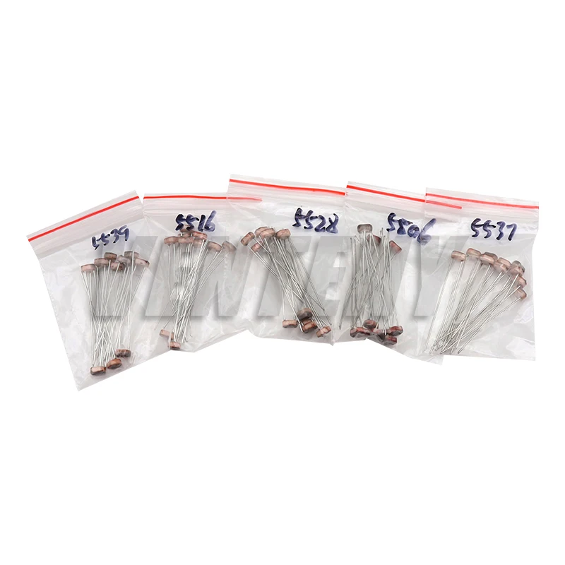 Ldr-مقاوم للمقاوم للضوء ، مجموعة 50 قطعة (5 × 10 525) ، مقاوم ، gll506 ، gl5516 ، gl5528 ، gl5537 ، gl5539 #3