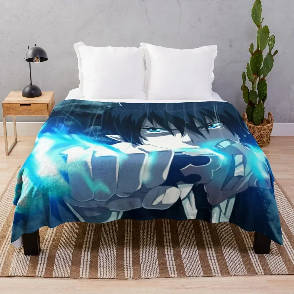 

Blue Exorcist 3 Throw Blanket Lightweight Warm Blanket for Travel Camping