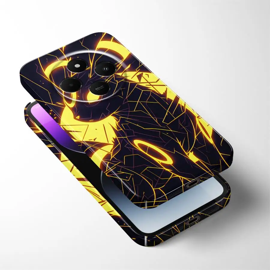 حافظة بيكاتشو رائعة لهاتف Xiaomi Redmi Note 13 Pro Plus 10 14 Pro 10S 9S 12 9 11 12S 9T غطاء هاتف صلب