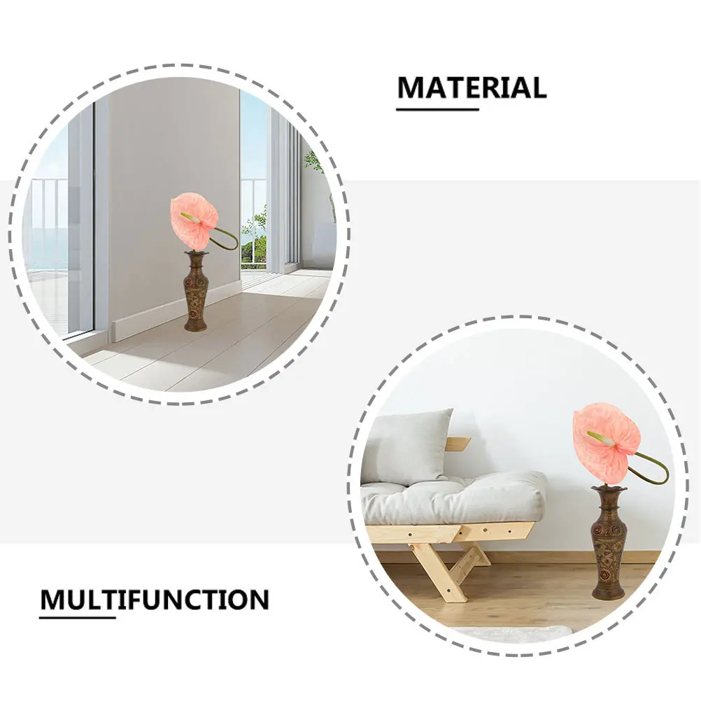 

4 Pcs Artificial Flowers Realistic Decor Home Bouquet Accessories Vivid Emulation Party Photo Props Arrangement