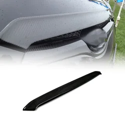 Carbon Hood Lip For Veloster Carbon Fiber Front Bumper Hood Lip Tuning Trim Accessories For Veloster