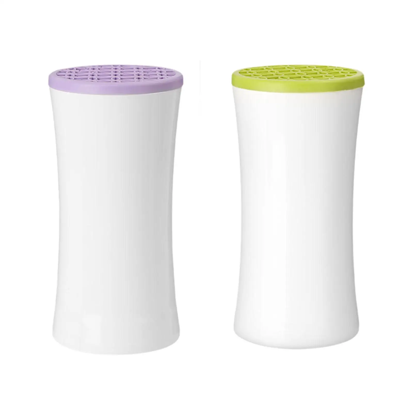 Makeup Brush Holder Cylinder Novelty with Grid Cosmetics Brush Container for Lipstick Make up Brush Paintbrush Vanity Bathroom