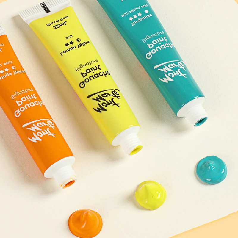 Набор для рисования гуашью 12/цветов, 12 мл