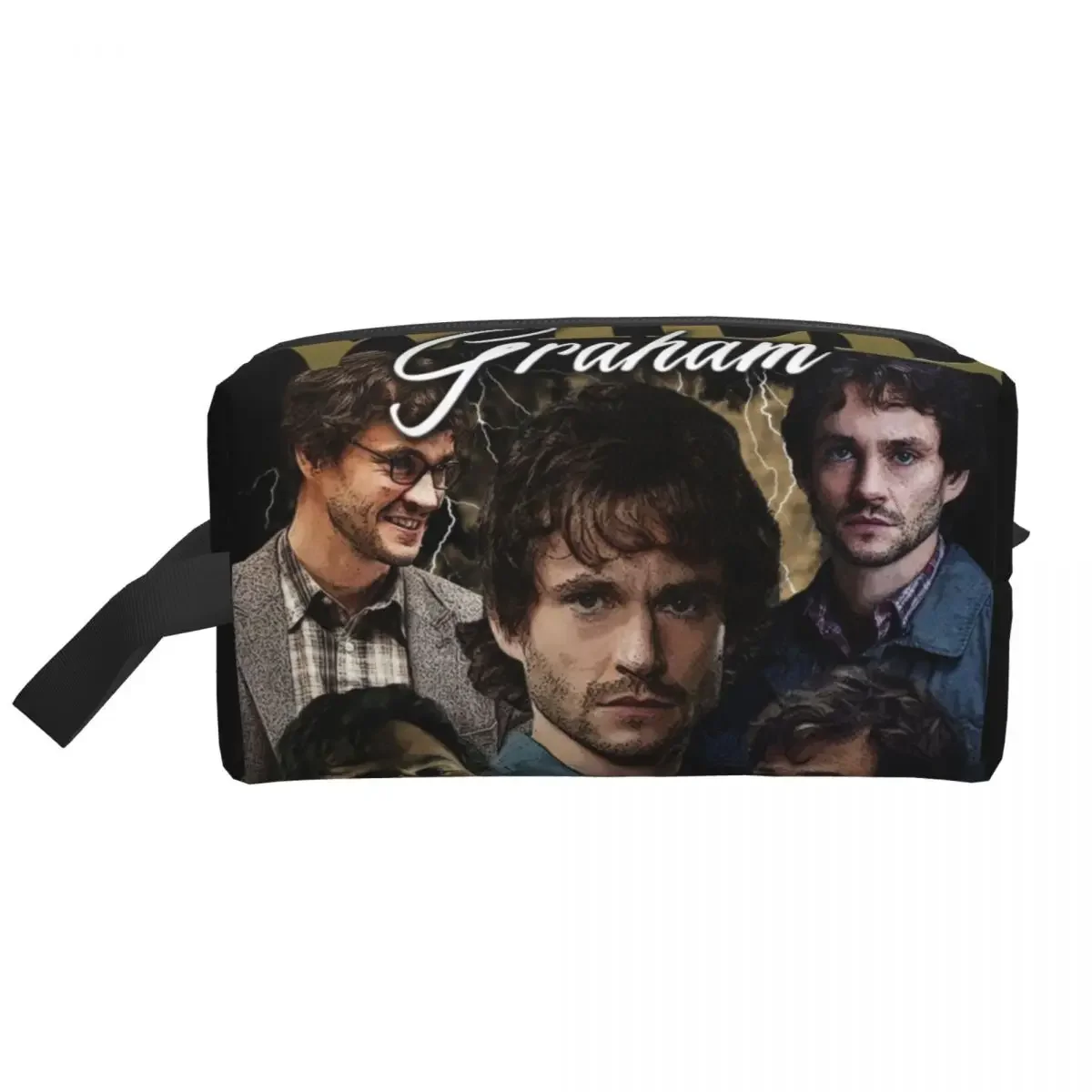 Will Graham Horror Movie Hannibal Cosmetic Bag Women Fashion Big Capacity Makeup Case Beauty Storage Toiletry Bags