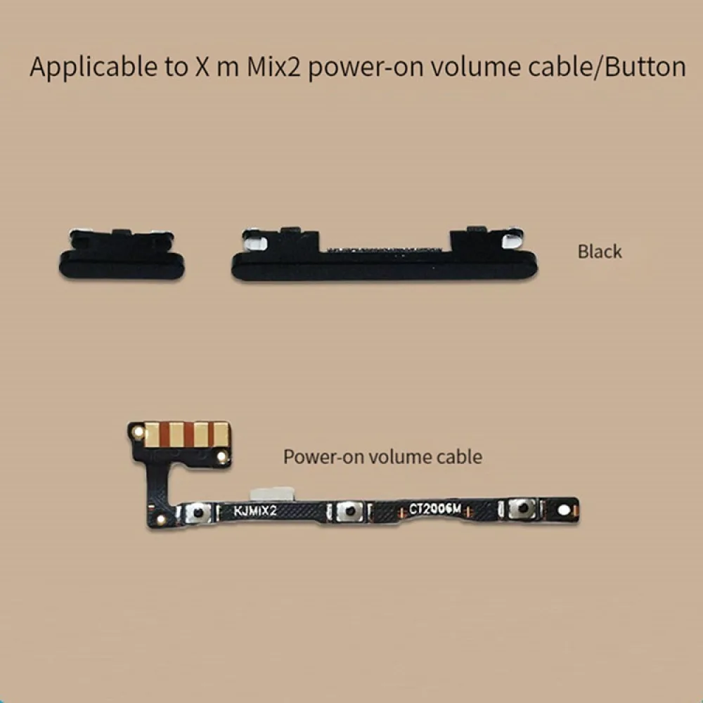 Replacement Power & Volume Key Flat Cable/ Startup Volume Buttons Side Key for Mix2 Phone Accessories