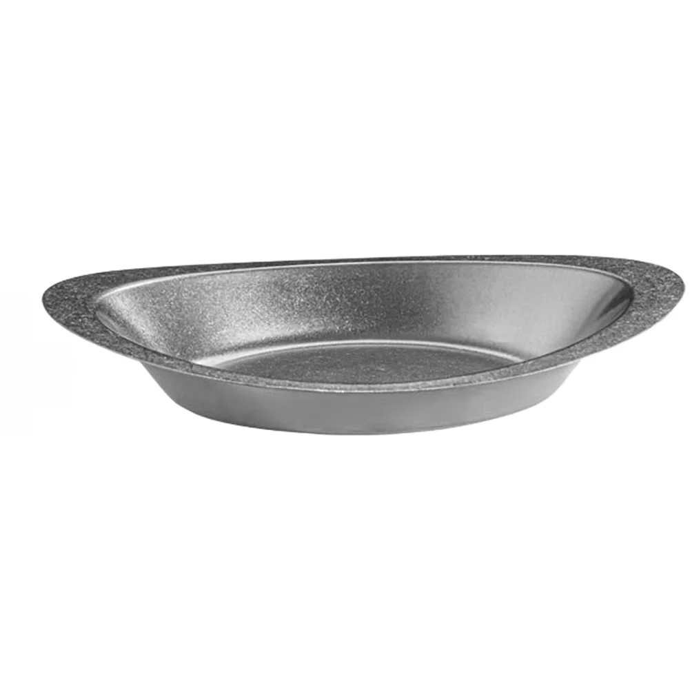 1 Plato Vintage de Acero Inoxidable en Forma de Barco para Curry, Frutas, Ensaladas y Aperitivos, Accesorios de Vajilla para Cocina